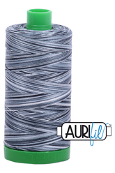 Aurifil Mako 40wt 2-ply Cotton 1000 m 1094 yd. spool - 4665 Graphite